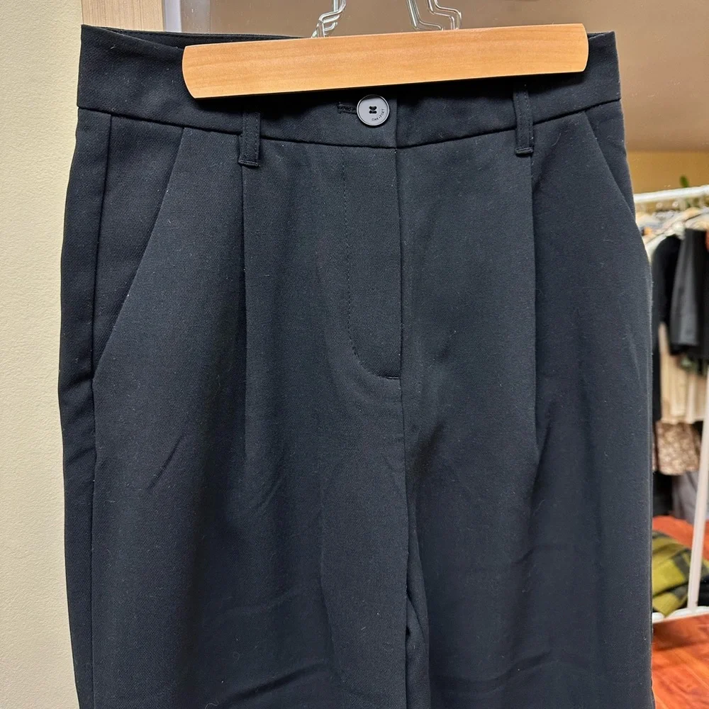 Oak + Fort Straight Leg Trouser - Picture 5 of 9
